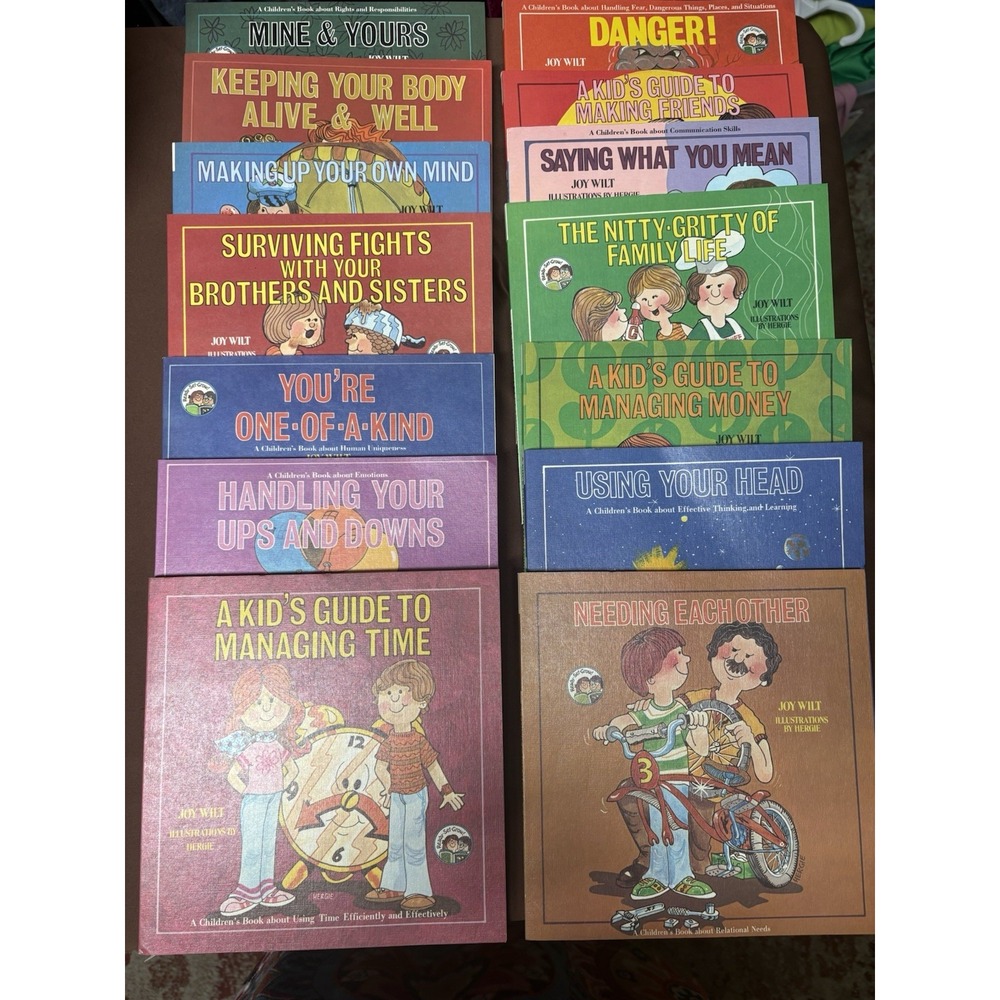 Lot of 14‎ Joy Wilt children's guides vintage TPB Ready-Set-Grow Series
